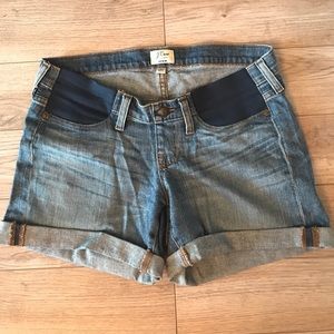 J. Crew Maternity Denim Shorts